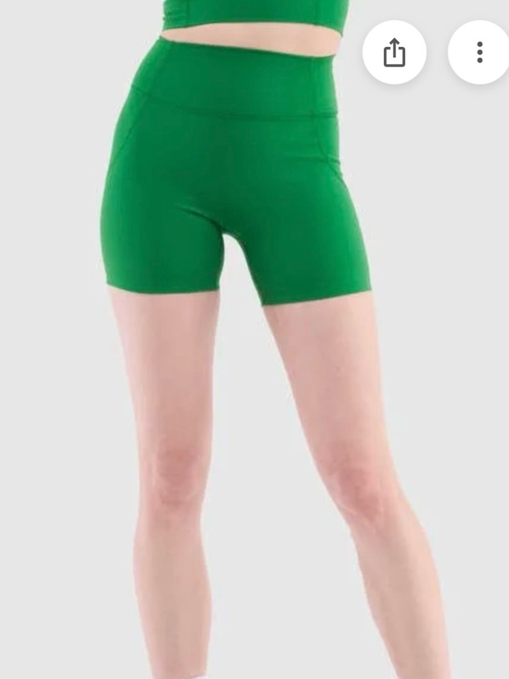 Halfdays Hattie Bike Shorts Verdant Green Women’s Bike Shorts NEW XL